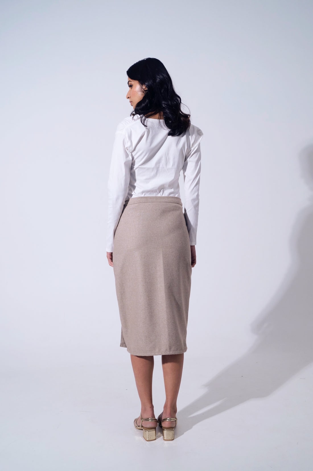 Handwoven Flexi Cotton Essentials Blanco Top